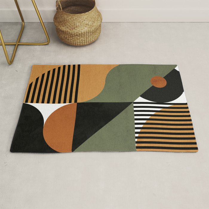 Bau Haus Mid Century 3 Rug Gallery Image 1