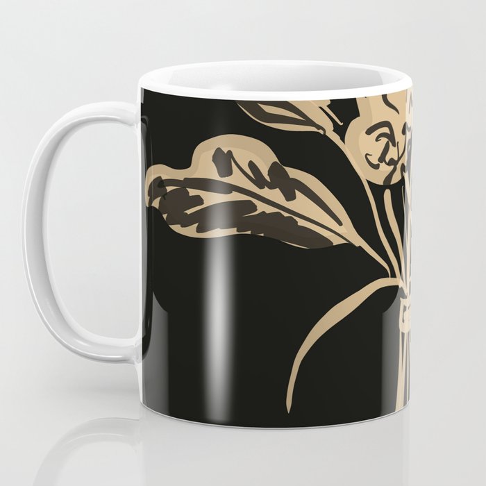 Minimalist Flowers In A Vase 5 Coffee Mug Gallery Image 3