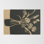 Minimalist Flowers In A Vase 5 Rug Gallery Image 2