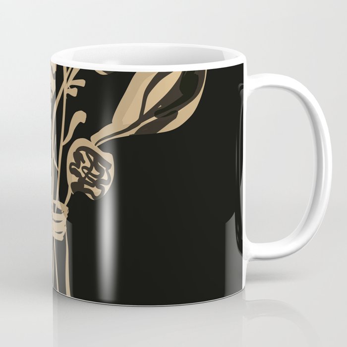 Minimalist Flowers In A Vase 5 Coffee Mug Gallery Image 1