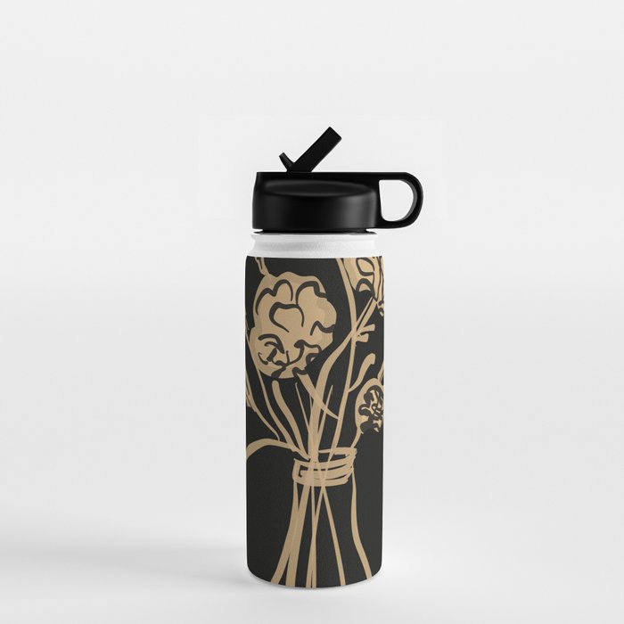 Minimalist Flowers In A Vase 5 Water Bottle Gallery Image 1