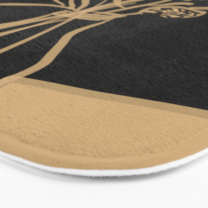 Minimalist Flowers In A Vase 5 Bath Mat Gallery Image 3