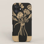 Minimalist Flowers In A Vase 5 iPhone Case Gallery Image 1