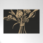 Minimalist Flowers In A Vase 5 Welcome Mat Gallery Image 1