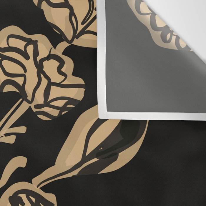 Minimalist Flowers In A Vase 5 Wall Tapestry Gallery Image 3