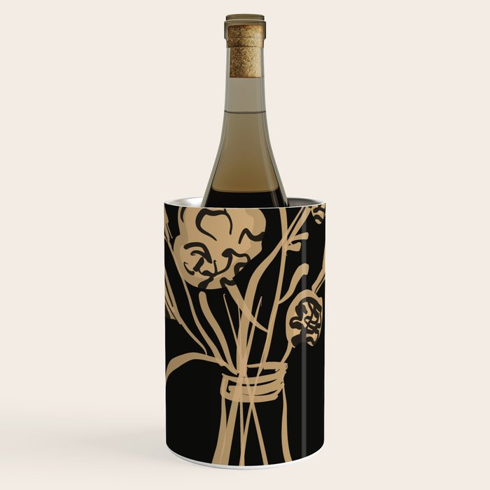 Minimalist Flowers In A Vase 5 Wine Chiller Gallery Image 1