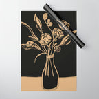 Minimalist Flowers In A Vase 5 Wrapping Paper Gallery Image 1