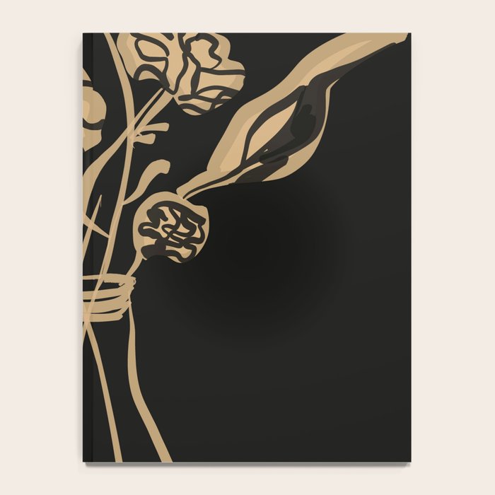 Minimalist Flowers In A Vase 5 Notebook Gallery Image 4