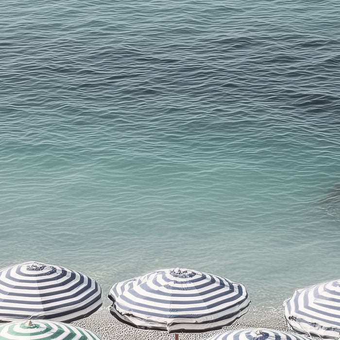 Seaside Patterns - Pastel Umbrella Coastal Print Coffee Mug Gallery Image 2
