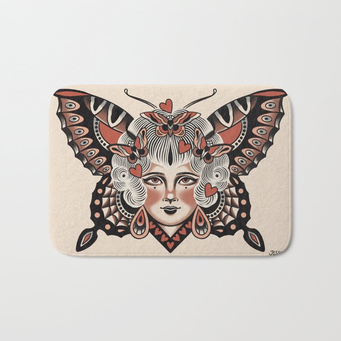 Queen of my heart (white hair) Bath Mat Gallery Image 1