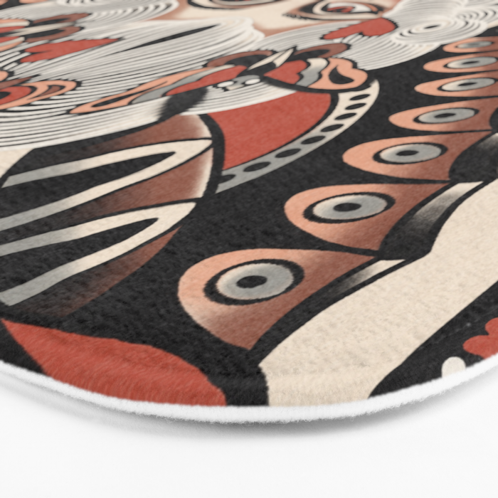 Queen of my heart (white hair) Bath Mat Gallery Image 3