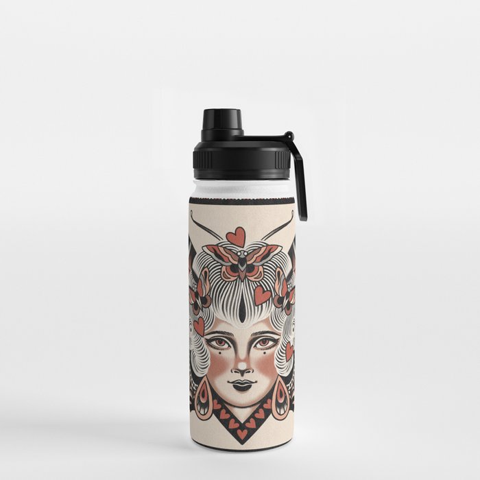 Queen of my heart (white hair) Water Bottle Gallery Image 2