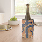 Ningxia Blue Dragon Chinese Pillar Antique Rug Print Wine Chiller Gallery Image 4