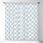 Check - Baby Blue Twist â Checkerboard Print Window Curtain Gallery Image 5