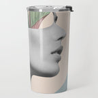 Floral Portrait /collage Travel Mug Gallery Image 2