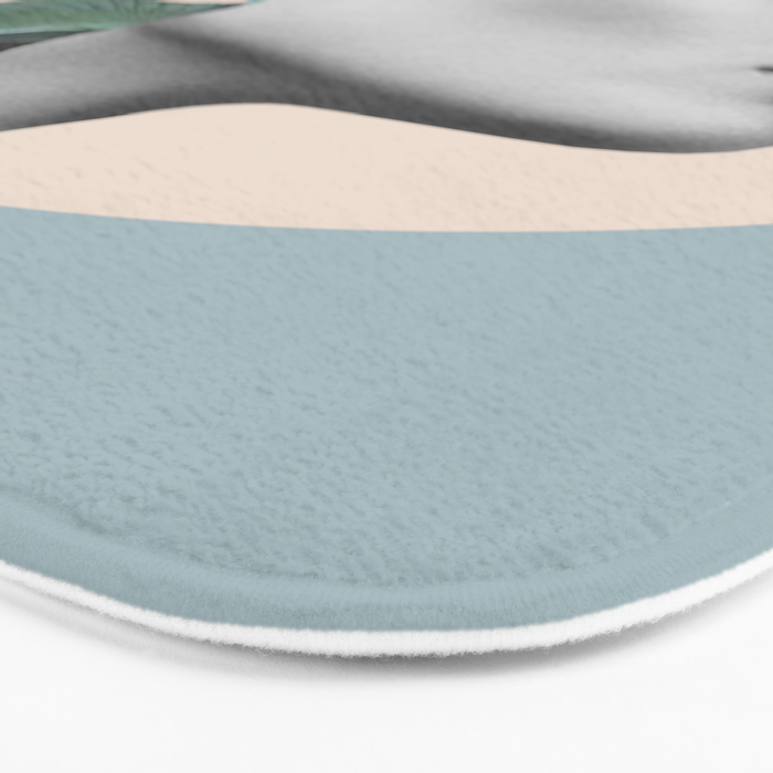Floral Portrait /collage Bath Mat Gallery Image 3