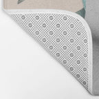 Floral Portrait /collage Bath Mat Gallery Image 2