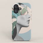 Floral Portrait /collage iPhone Case Gallery Image 1