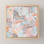Colorful Wild Cats Mini Art Print Gallery Image 1