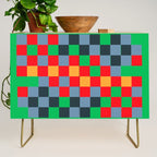 Colorful Checkerboard 2 Credenza Gallery Image 1