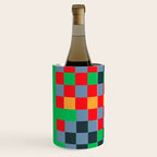 Colorful Checkerboard 2 Wine Chiller Gallery Image 2