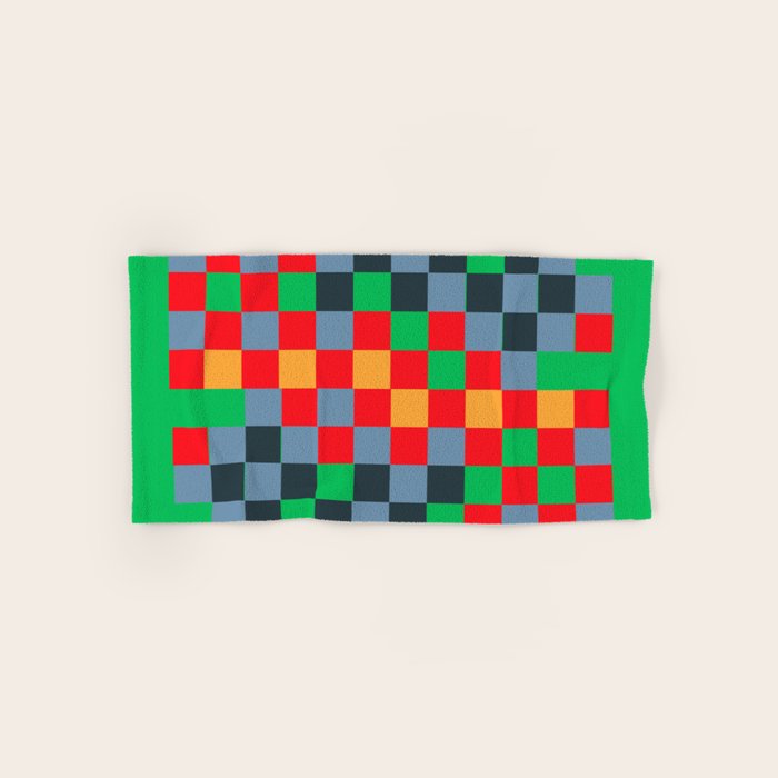 Colorful Checkerboard 2 Bath Towel Gallery Image 1