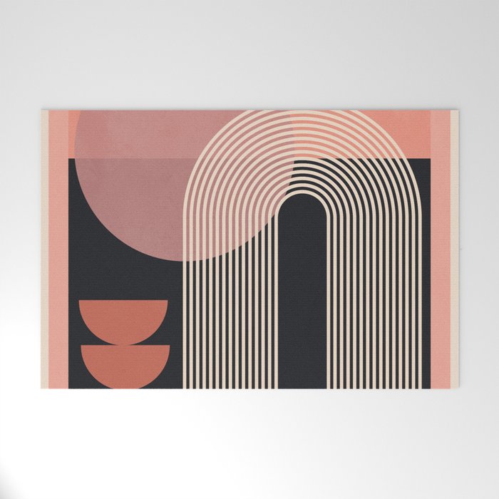 Abstract Geometric Shapes 210 Welcome Mat Gallery Image 1