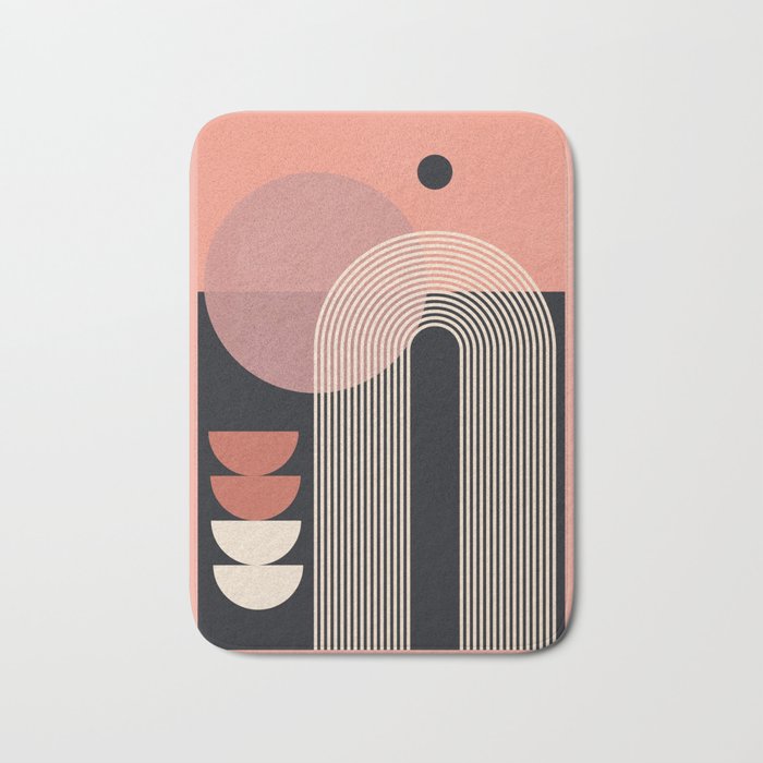 Abstract Geometric Shapes 210 Bath Mat Gallery Image 1