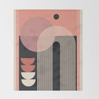 Abstract Geometric Shapes 210 Throw Blanket Gallery Image 2