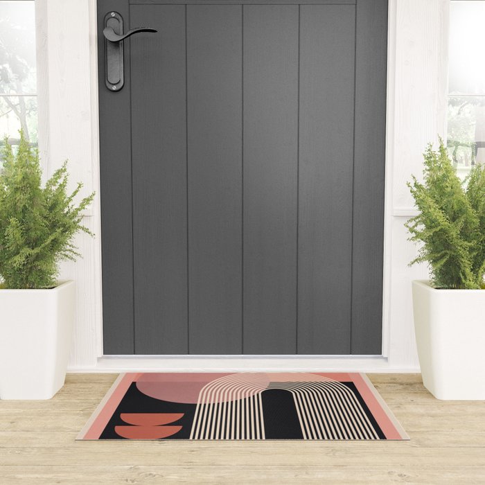 Abstract Geometric Shapes 210 Welcome Mat Gallery Image 3