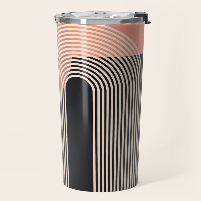 Abstract Geometric Shapes 210 Travel Mug Gallery Image 2