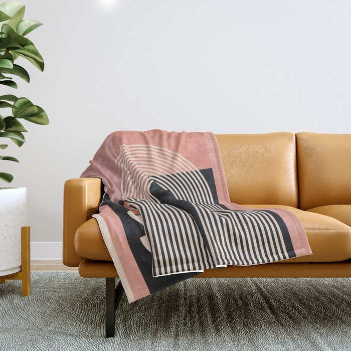 Abstract Geometric Shapes 210 Throw Blanket Gallery Image 1