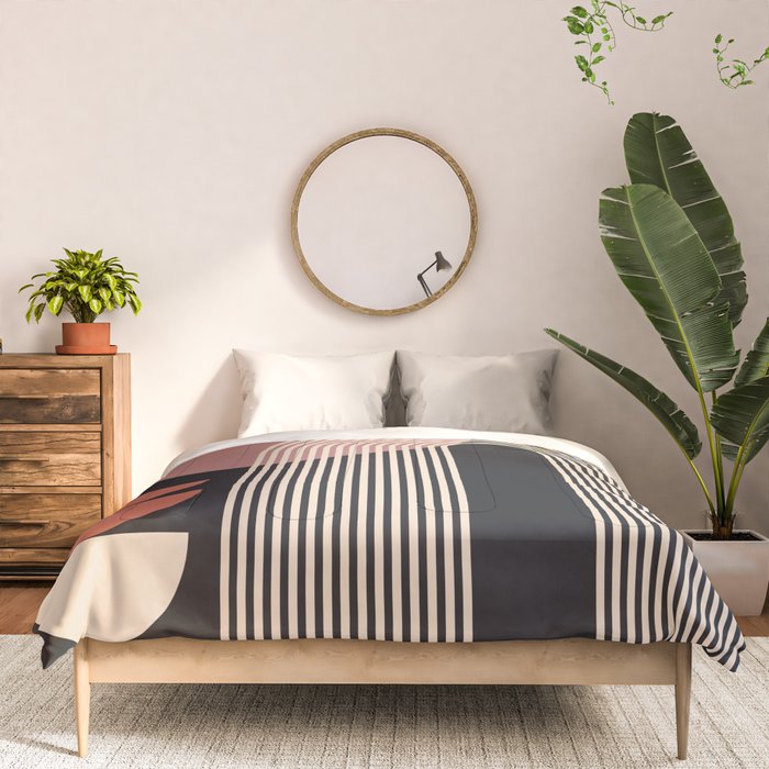 Abstract Geometric Shapes 210 Comforter Gallery Image 3