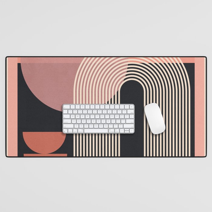Abstract Geometric Shapes 210 Desk Mat Gallery Image 1