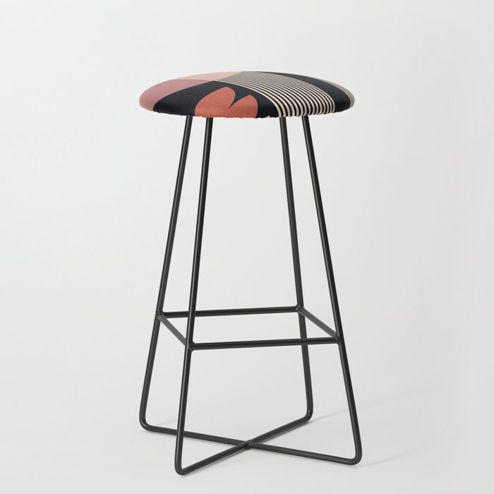 Abstract Geometric Shapes 210 Stool Gallery Image 1