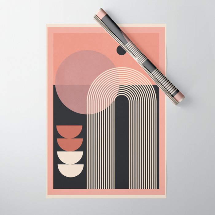 Abstract Geometric Shapes 210 Wrapping Paper Gallery Image 1