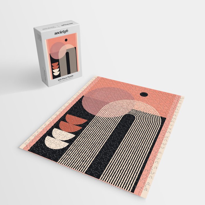 Abstract Geometric Shapes 210 Jigsaw Puzzle Gallery Image 2