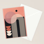 Abstract Geometric Shapes 210 Stationery Card Gallery Image 2