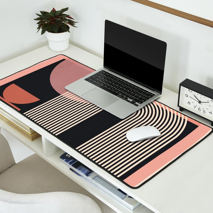 Abstract Geometric Shapes 210 Desk Mat Gallery Image 2