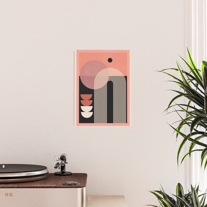 Abstract Geometric Shapes 210 Poster Gallery Image 2