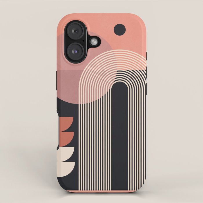 Abstract Geometric Shapes 210 iPhone Case Gallery Image 1