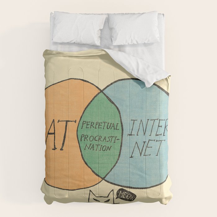 Perpetual procrastination Comforter Gallery Image 6