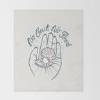 No Grit, No Pearl Throw Blanket Gallery Image 2