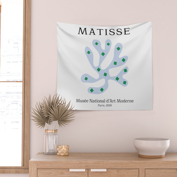 Periwinkle: Matisse Pastel Series 01 Wall Tapestry Gallery Image 2