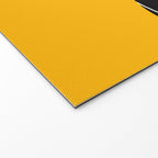 Sunkissed Gold | Warp Grid: Midnight Black Edition Welcome Mat Gallery Image 2