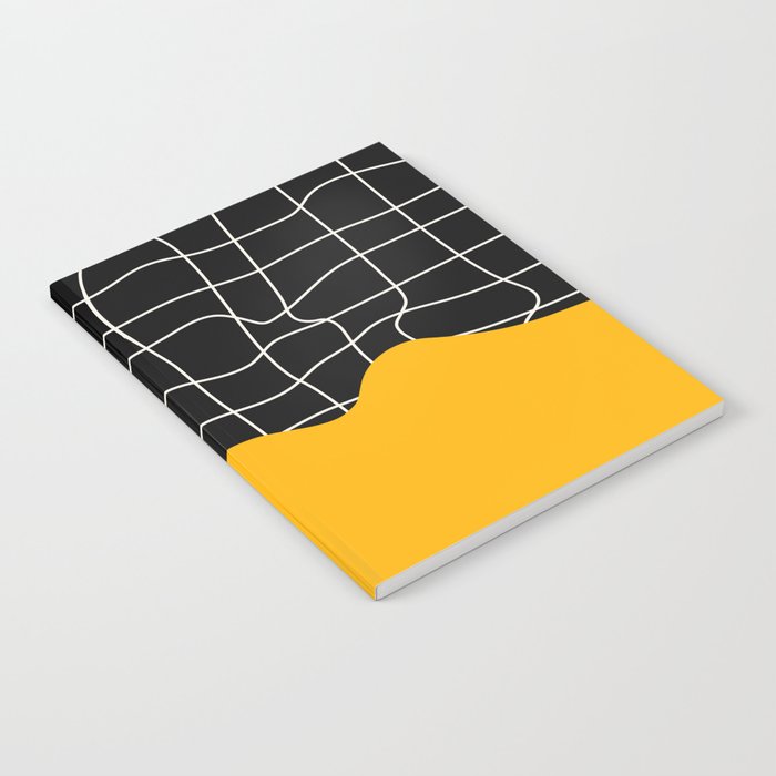 Sunkissed Gold | Warp Grid: Midnight Black Edition Notebook Gallery Image 2