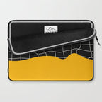 Sunkissed Gold | Warp Grid: Midnight Black Edition Laptop Sleeve Gallery Image 2