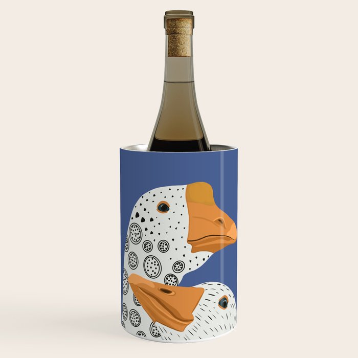 Cute Geese Wine Chiller Gallery Image 2