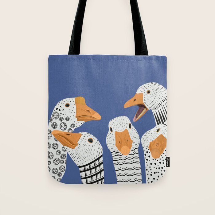 Cute Geese Tote Bag Gallery Image 1