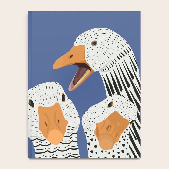 Cute Geese Notebook Gallery Image 4